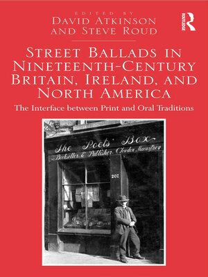 cover image of Street Ballads in Nineteenth-Century Britain, Ireland, and North America
